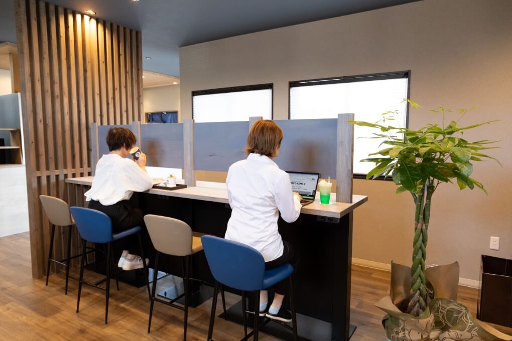 お一人様でも安心のくつろぎ空間